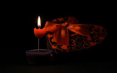 With red, heart-shaped boxes?