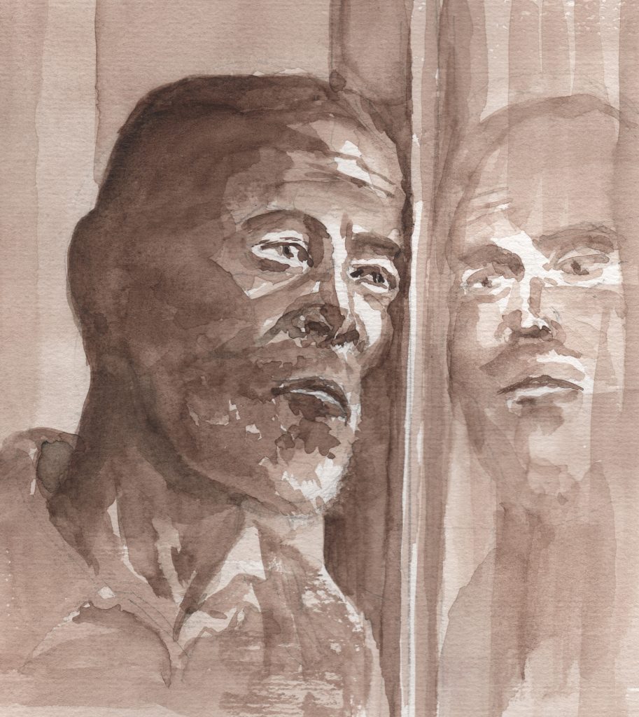 Image by Chris Mabey, titled Grief Man